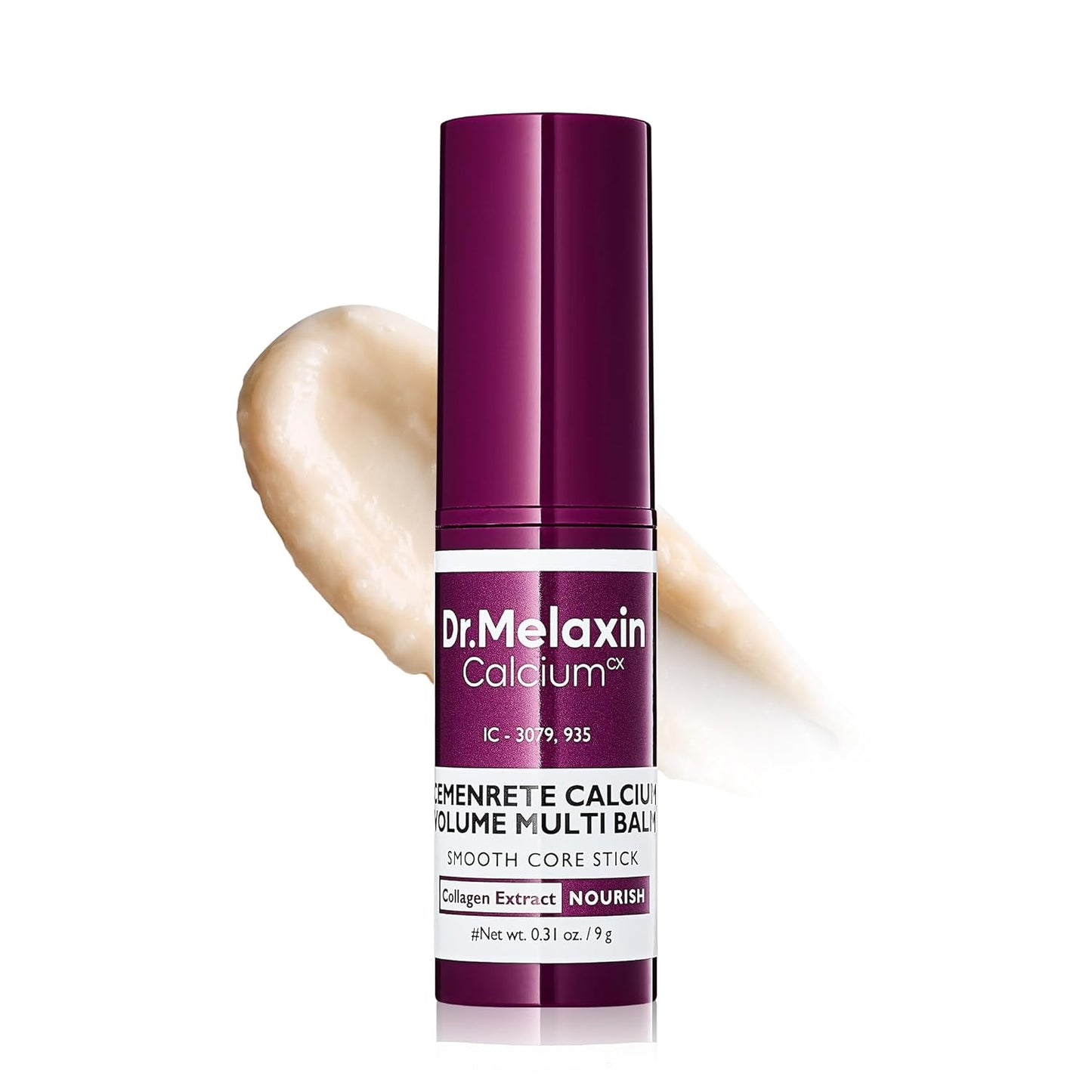 Dr.Melaxin Cemenrete Calcio Multi Bálsamo 9g Cuidado de la Piel Coreano Todo en Uno Calcio Stick Colágeno Arrugas Tratamiento Facial y de Ojos Bálsamo 2x1